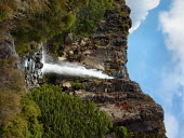 Taranaki Falls in the Tongariro National Park waterfall