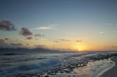 Sunset over beach - Cousine Island, Seychelles beach,beaches