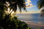 Sunset over beach - Fregate Island, Seychelles